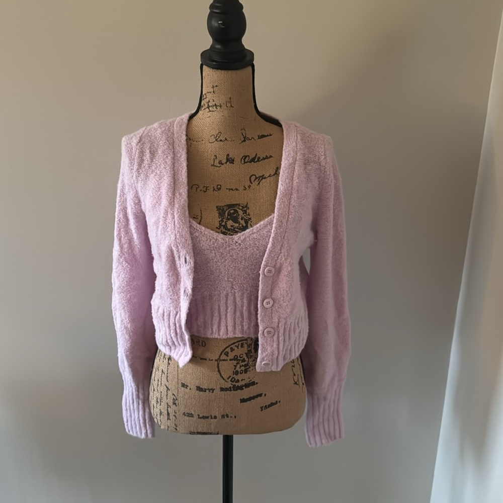 NICHOLA size small Women's Pink Cardigan Sweater & top
